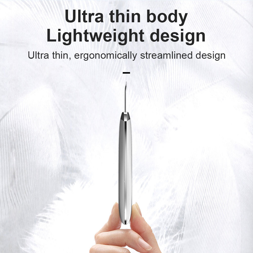 Veluva Ultrasonic Skin Scrubber  Professional 25 kHz Deep Clean | 4 Modes | EMS Microcurrent