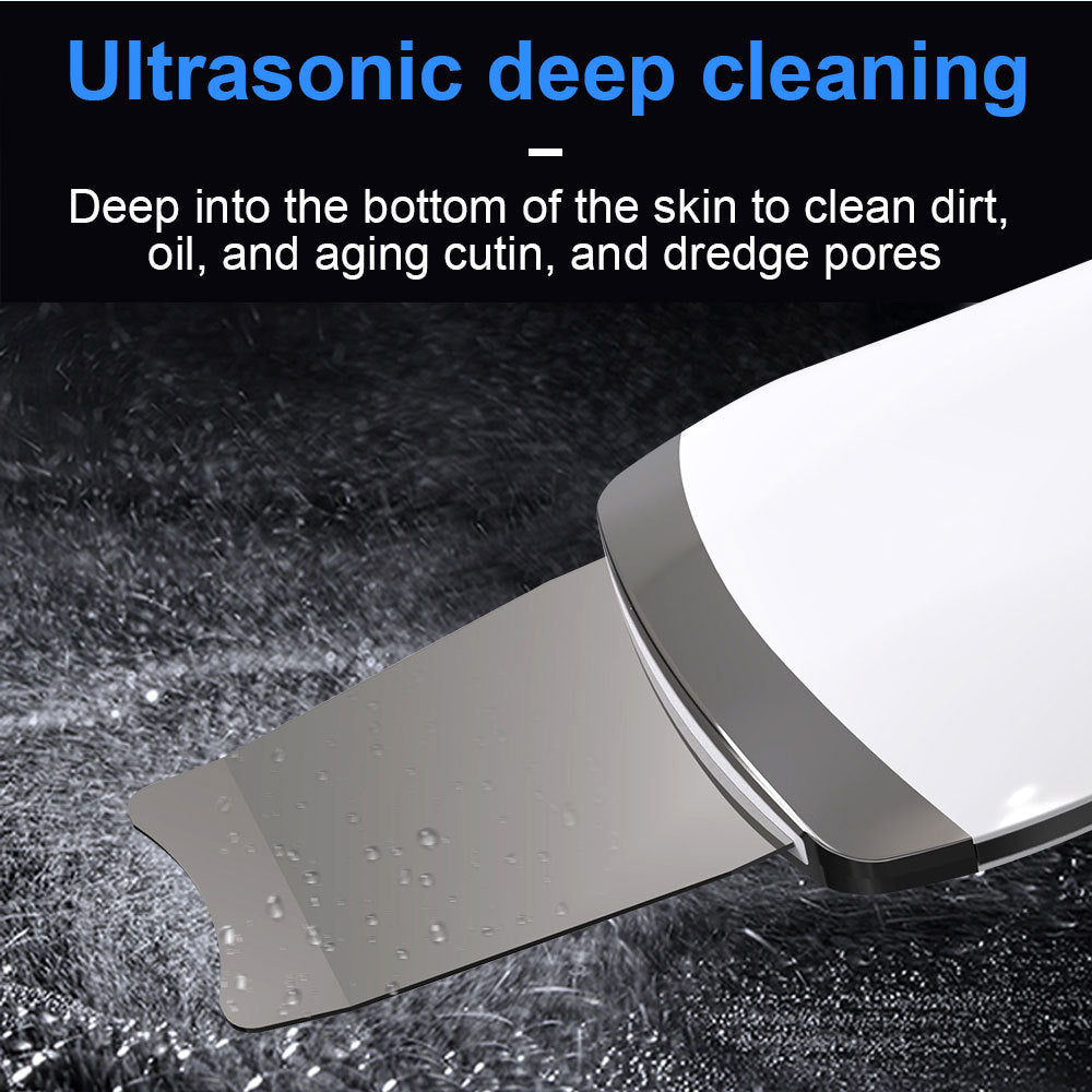 Veluva Ultrasonic Skin Scrubber  Professional 25 kHz Deep Clean | 4 Modes | EMS Microcurrent