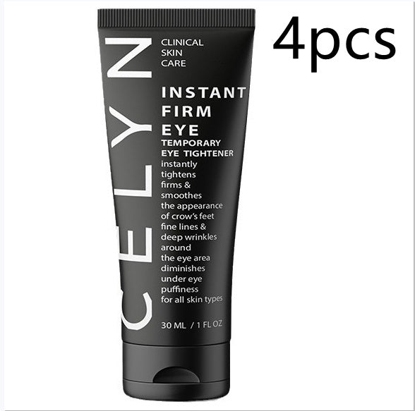 Black tube of Celyn Instant Firm Eye Temporary Eye Tightener with text on a white background
