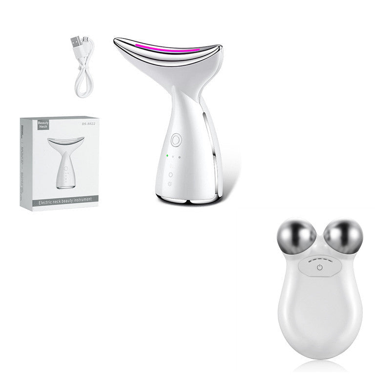 White facial steamer with packaging on a white background