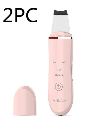 Pink electronic device with a smaller attachment on a white background, featuring the brand 'ANLAN'.